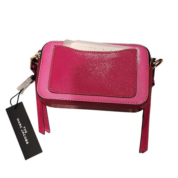 Marc Jacobs pink leather snapshot camera bag - Picture 3 of 5